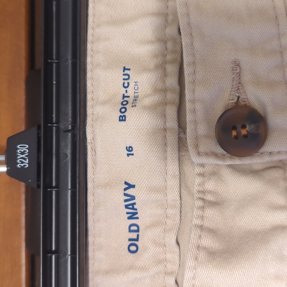 Old Navy boot cut size 16 in one in tan and one in blue - Picture 2 of 8